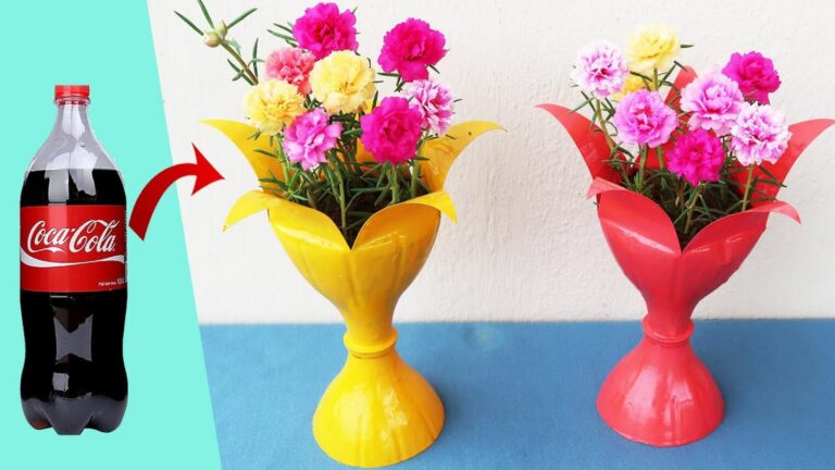 Un’idea davvero semplice per trasformare bottiglie in pot da fiori… scopri il risultato!
