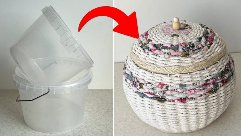 Questo semplice gesto trasforma la plastica in una scatola d’arte… scopri come!