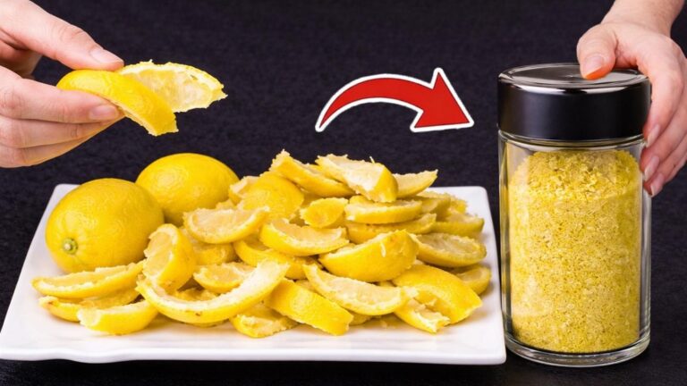 Questo semplice gesto trasforma le bucce di limone in un condimento incredibile…