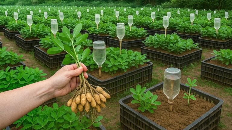 Alcuni giardinieri trasformano bottiglie di plastica in un raccolto straordinario…