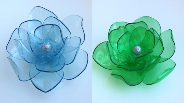 Questo semplice gesto trasforma bottiglie di plastica in fiori bellissimi…