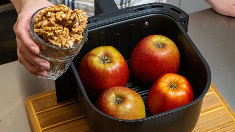 5 idee magiche per mele e noci nell’air fryer da non perdere!