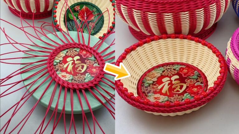 Crea 5 cesti di rattan stilosi in 5 semplici passi!