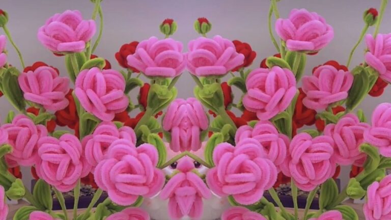 5 Idee semplici per creare rose di pulitori per decorare il tavolo!