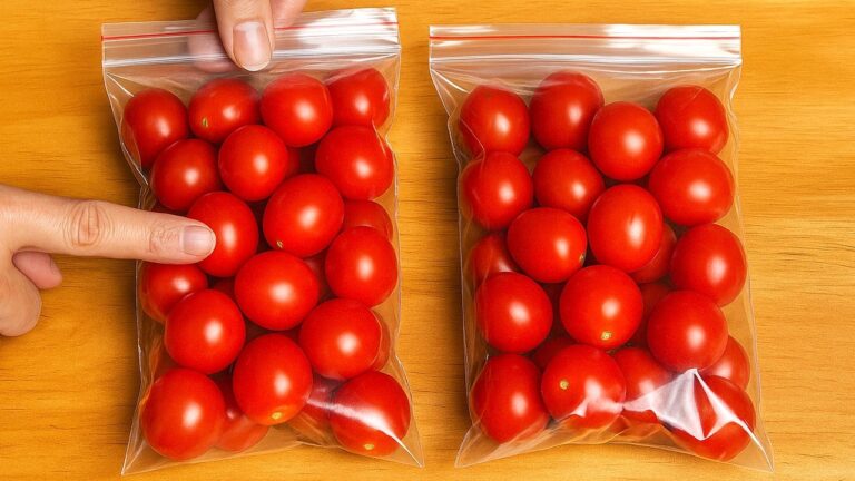Conserva i pomodori freschi per 2 anni con questo semplice trucco!