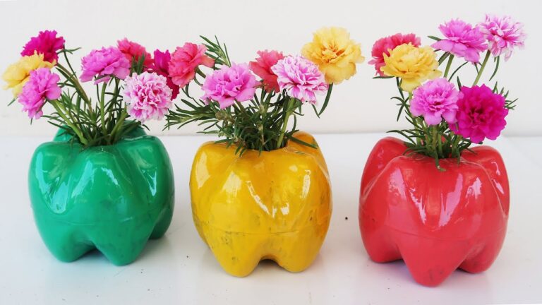 5 Idee per Vasi a Forma di Mela con Bottiglie di Plastica Riciclate!