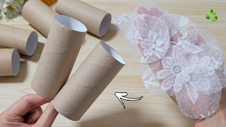5 idee sorprendenti con rotoli di carta e pizzo che devi provare!