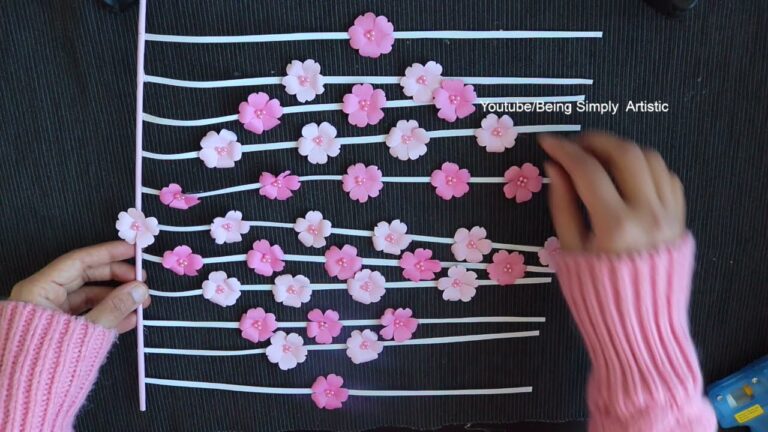5 idee facili per decorare le pareti con fiori di carta fai da te