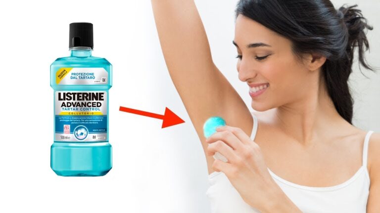 Scopri 5 sorprendenti benefici del Listerine sotto l’ascella!