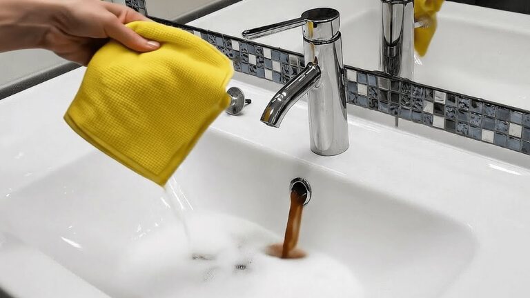 Scopri i 5 segreti per un lavabo sempre pulito in soli 5 secondi!