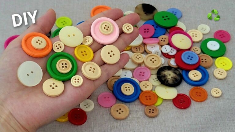 50 idee geniali per riciclare i bottoni: scopri come trasformarli!
