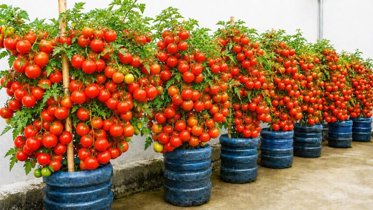 10 Idee per Coltivare Pomodori in Bottiglie sul Balcone Tutto l’Anno