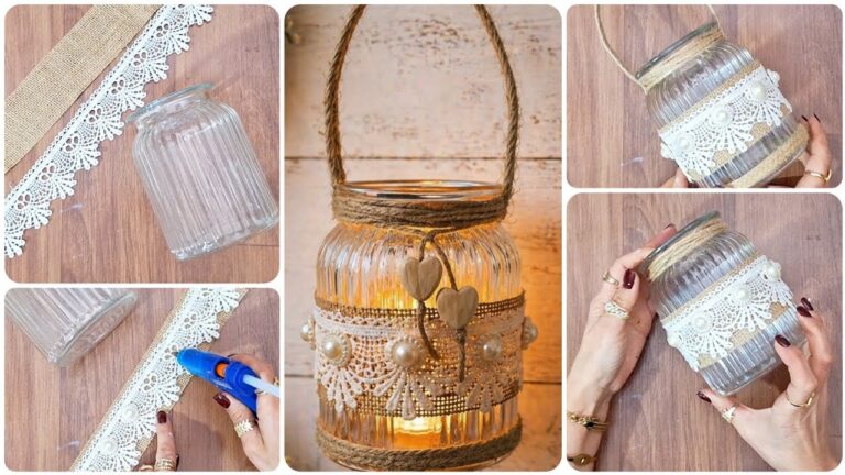 Trasforma un barattolo rotto in 5 lanterne brillanti per il tuo balcone!