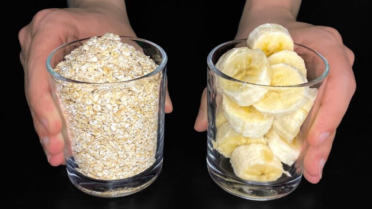 5 minuti per un dessert leggero: prova il delizioso dessert con banane e avena!