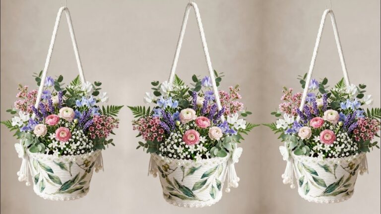 5 Idee Creative per Realizzare Cestini Floreali con Plastica Riciclata!