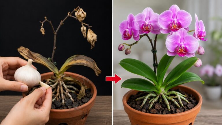 Scopri 1 trucco con l’aglio per salvare la tua orchidea appassita!