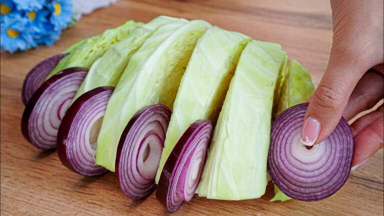 7 motivi per cui il cavolo con cipolle è più gustoso della carne! Scoprilo ora!