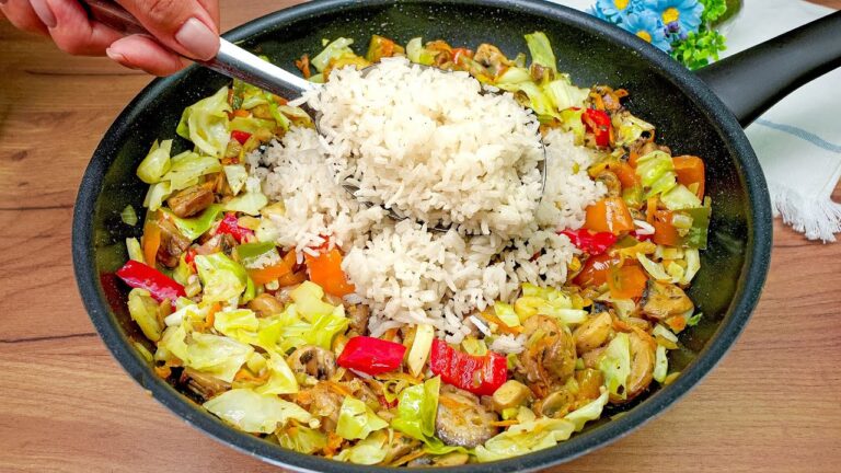 7 ricette facili di riso e verdure che farai due volte a settimana!